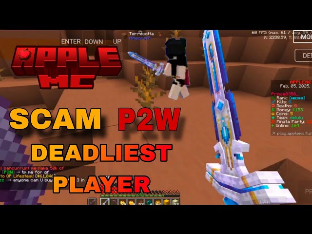 SCAMMING P2W PLAYER IN | APPLE MC | @DoomBusterOfficial@its_HT4