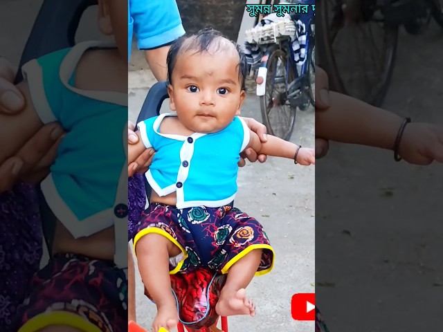 power of cycle 😜🤣#shorts #youtubeshorts #cute #viral #vlog #baby