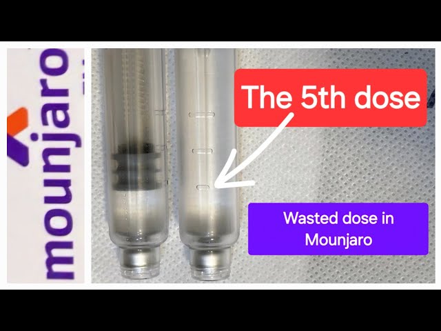 Why is fluid LEFT after LAST dose in the Mounjaro Kwikpen device? Is this the 5th dose of mounjaro?