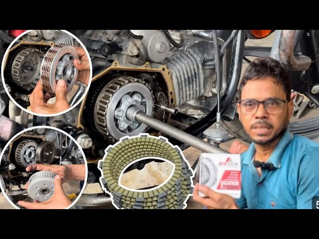 Hero glamour bike ki clutch assembly change mk company kay #bike #hero