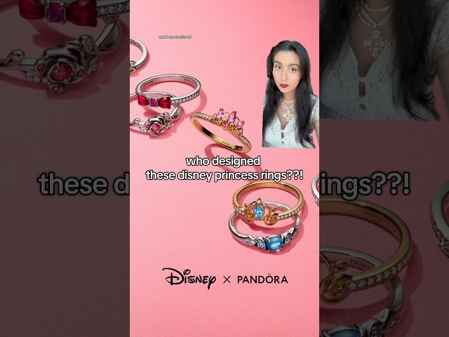 who designed these disney princess rings?!?