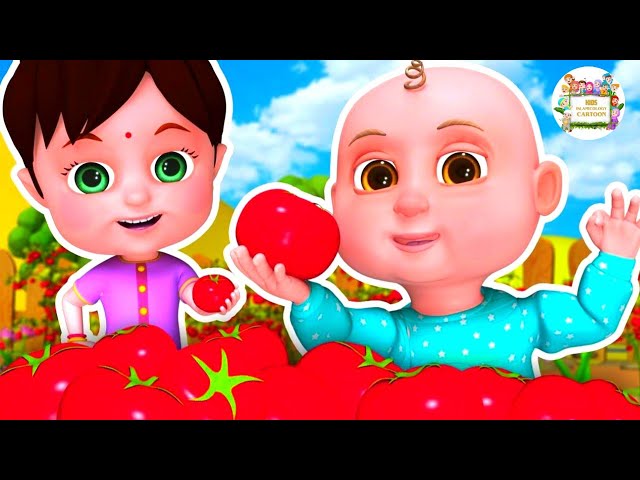 आहा टमाटर - Aaha Tamatar Bade Mazedar - Nursery Rhymes and Kids Song in Hindi  Anaya Rhymes #cartoon