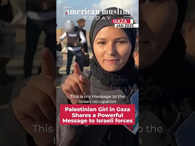 Palestinian girl shares a Powerful message to Israeli forces