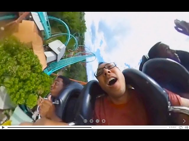 Ride Roller Coaster Kumba in 360° video at Busch Gardens Tampa