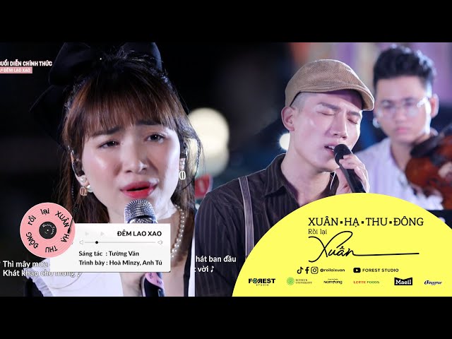 XHTDRLX | Đêm Lao Xao - Hoà Minzy x Anh Tú | Hoà Minzy giả giọng Phương Thanh hát như nuốt đĩa