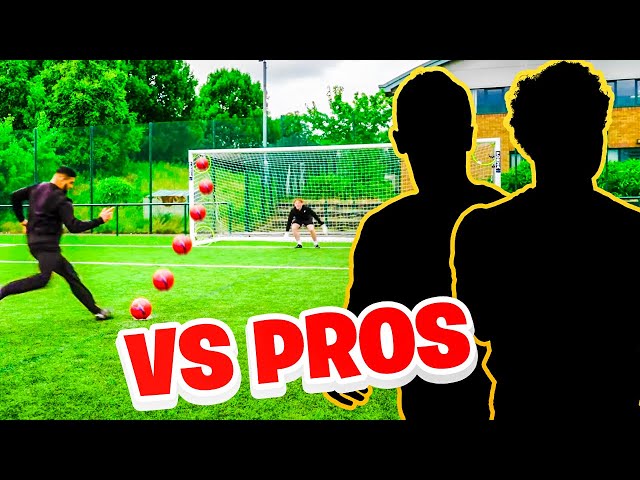 Can a YouTuber beat 2 Professional Footballers?