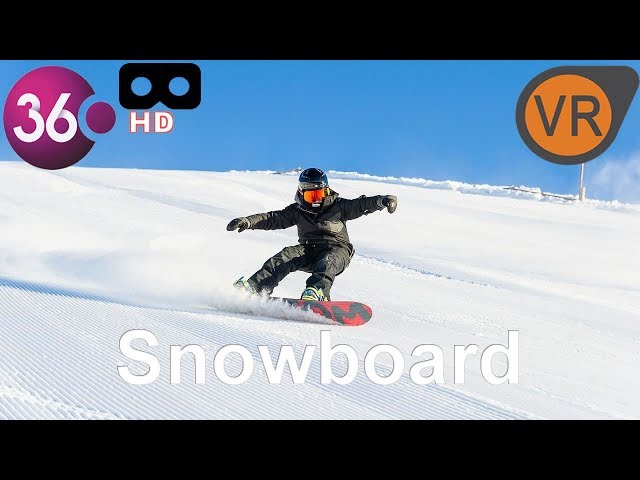 The Ultimate Snowboarding Snowboarders 360 VR Video 4k