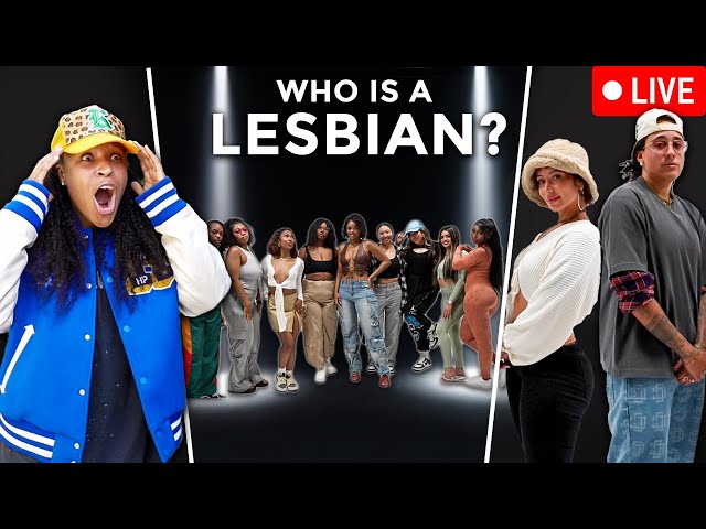 10 Lesbians vs 1 Secret Straight Girl LIVE! | Lesbian Imposter