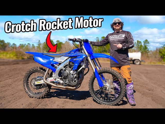 Crotch Rocket Swapped Dirt Bike!