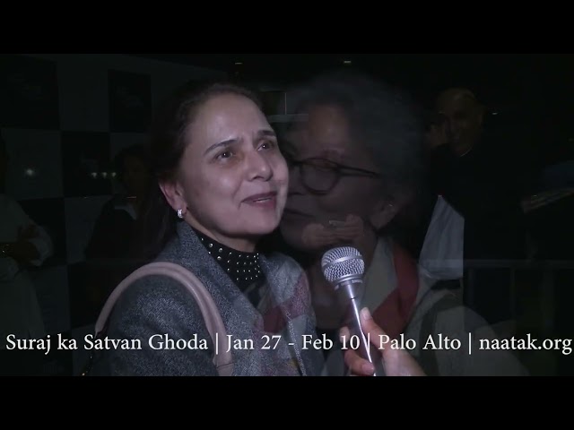 [Audience Feedback] Naatak’s 107th production, Suraj ka Satvan Ghoda