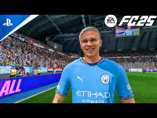 FC 25 - Manchester City Vs Paris Saint - Germain | UCL League Phase 24/25| Full Match | PS5™ (4K60)