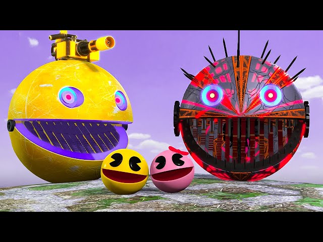 PACMANS VS ROBOT PACMANS Amazing Compilations ! #5