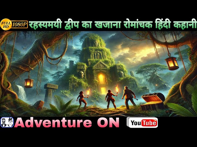 रहस्यमयी द्वीप का खजाना | HD Adventure | New Story 2025 In Hindi