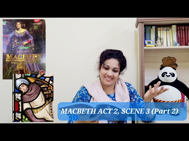 Macbeth ACT 2, SCENE 3 (Part 2), #shakespeareantragedy, #classicliterature, #englishdrama, #Macbeth,