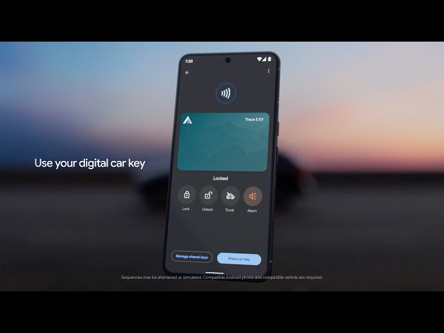 Lock, unlock, and start your car with a digital car key on Android