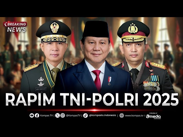 BREAKING NEWS - Pidato Presiden Prabowo di Rapat Pimpinan TNI-Polri 2025