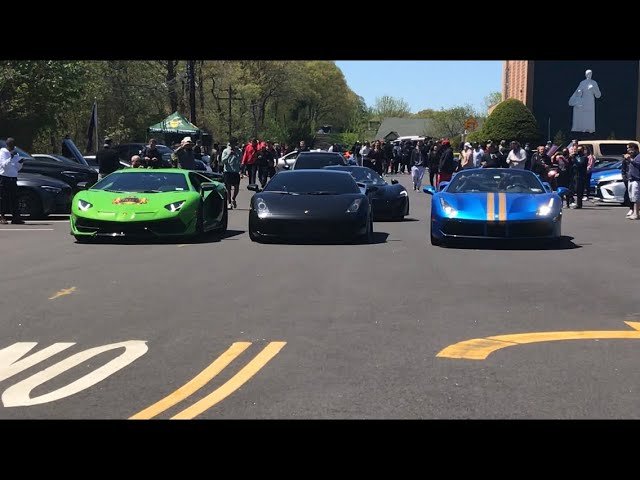 Loud Supercars Sending it Out of Cars and Caffe Part 1! GT3RS, 488 Pista, 720s, etc...