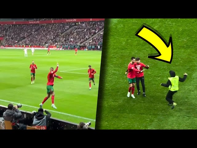 Cristiano Ronaldo vs Poland Goal & Crazy Fans Wanted Cristiano Ronaldo Selfie