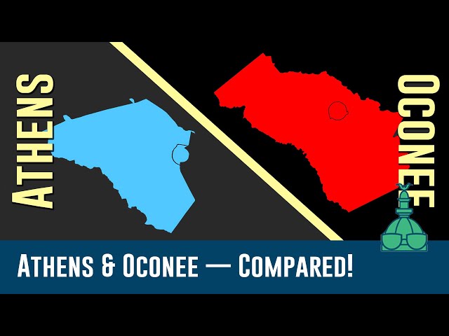 Athens & Oconee County — Compared!