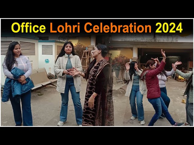 Lohri Celebration in Office #lohri #lohricelebration #lohrivlog #javedvlog