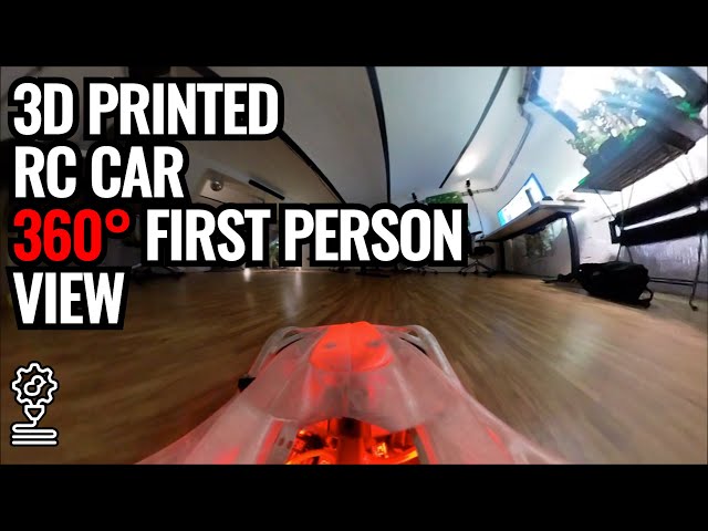 3D printed RC car | 360° FPV