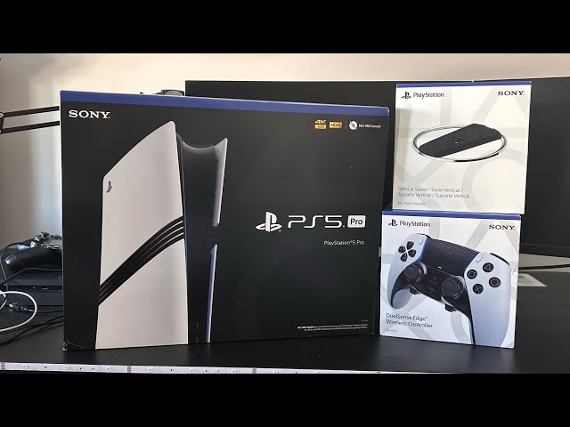 PS5 PRO UNBOXING AND SETUP WITH DUALSENSE EDGE