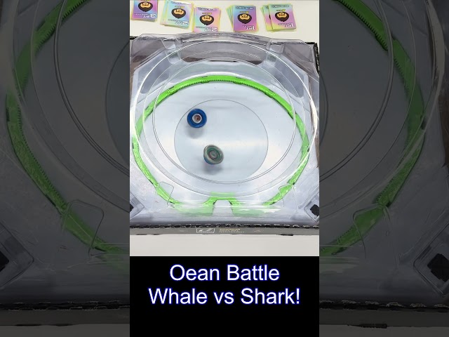 Shark vs Whale! #beyblade #beybladex #beybladebattle #shorts #takaratomybeyblade #youtubeshorts