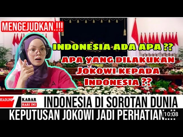 INDONESIA JADI SOROTAN DUNIA❓ADA APA INDONESIA❓ MALAYSIA REACTION🇲🇾