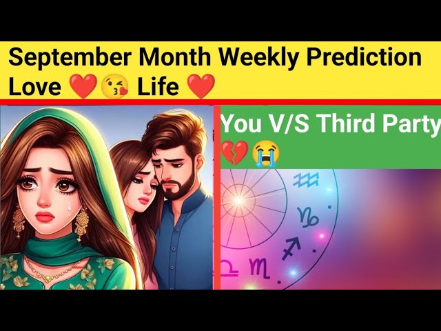 September month weekly love life  💖prediction #tarot #astrology