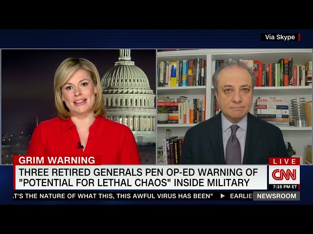 CNN & Preet Bharara Discuss WaPo Op-Ed Featuring Three Retired Generals Warning Of New Insurrection