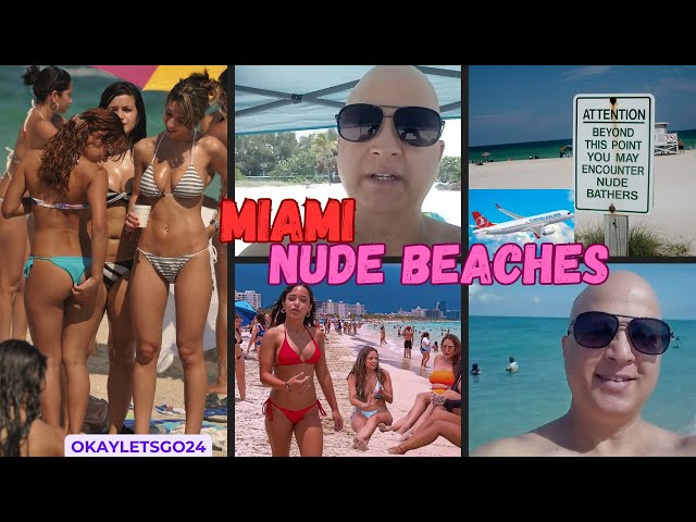 Nude Beaches of Miami #florida #travel #love #beach #okayletsgo24 #viralvideo #vlog #life #like