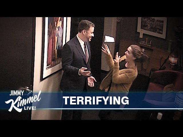 Jimmy Kimmel Pranks Staff with His Wax Figure