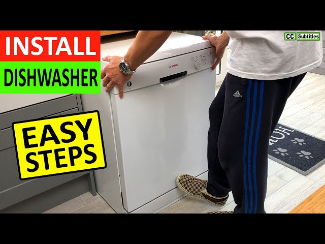 How to install a Dishwasher in simple easy steps - Dishwasher Installation