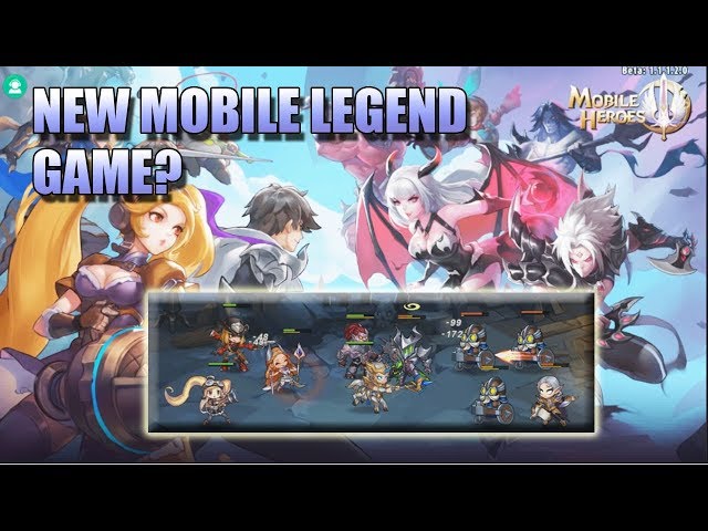 MOBILE HEROES - NEW GAME WITH CHIBI ML HEROES - DOES MOONTON OWN THIS GAME?