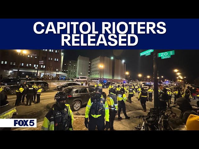 Jan. 6 Capitol rioters to be released from DC Jail