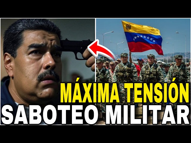 MÁXIMA TENSIÓN EL FIN DE MADURO SABOTEO MILITAR AL RÉGIMEN