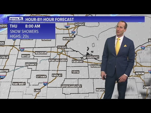 Some flurries overnight Wednesday into a warmer Thursday | WTOL 11 Weather - Jan. 22