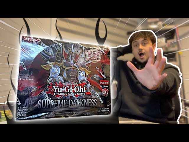 Konami's NEW Yu-Gi-Oh! SUPREME DARKNESS Booster Box is Here!