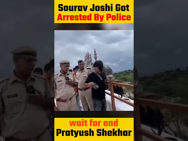 sourav joshi vlogs Ko Police Ne Pakad Liya😰 @souravjvlogs Facts #shorts #souravjoshivlogs