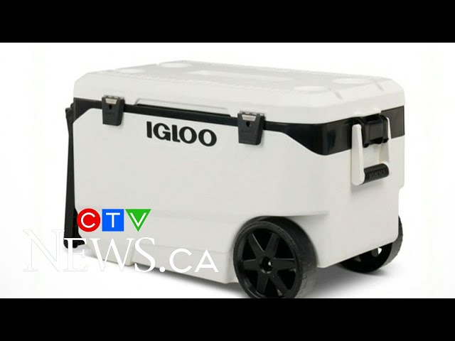 Igloo recalling coolers due to finger injuries