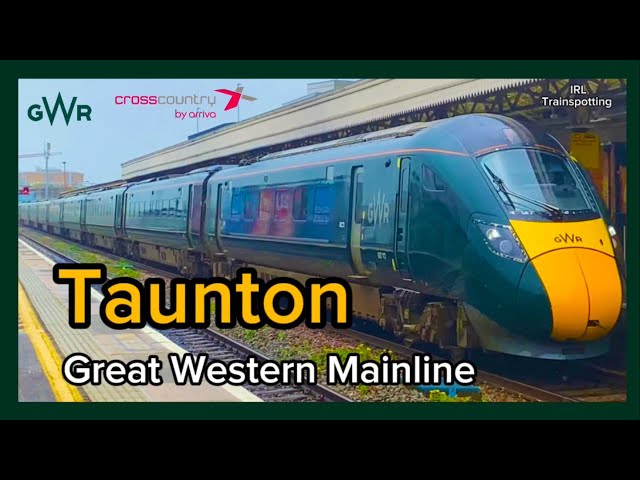 Trains at Taunton - 4/4/24 - GWML - 4K 60fps