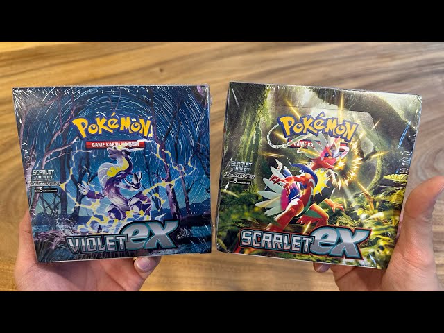 Pokémon Scarlet versus Violet EX Booster Box! *AMAZING HITS*