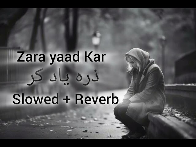 Zara Yaad Kar _ Slowed and Reverb _ LoFi Song _ Sad Song