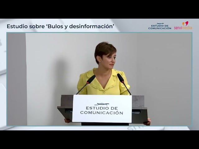 Isabel Rodríguez sobre Información veraz importancia