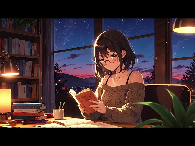 📖 Lofi Library 📚 | 24/7 Chill & Study Beats for Reading, Focus & Relaxation 🎶