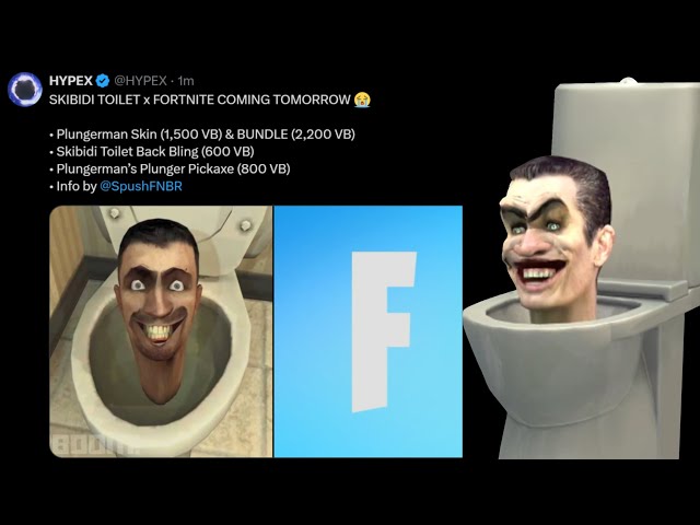 Skibidi Toilet is Coming To Fortnite