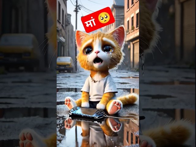 छोटी बिल्ली के पास पैसा नहीं 🥺#cats #cat #cartoon😱#shorts #shortvideo #funny😿#viralvideo #trending