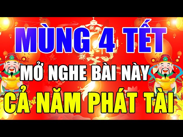 NHẠC XUÂN 2025 SÔI ĐỘNG KHÔNG QUẢNG CÁO - LK Nhạc Xuân Remix 2025,Mùng 4 Tết Nghe Cả Năm Phát Tài