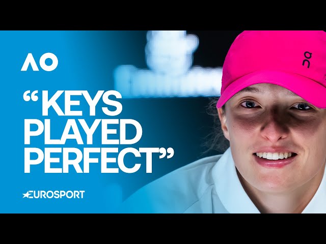 Australian Open 2025 Press Conference: Iga Swiatek on her #AusOpen Semi-Final loss to Madison Keys