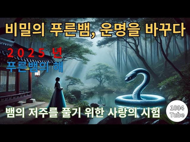 푸른뱀의 해,  비밀의 푸른뱀, 운명을 바꾸다  #푸른뱀전설, #운명적사랑, #저주와구원